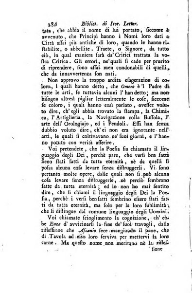 Biblioteca antica e moderna di storia letteraria ossia giornale critico, ed istruttivo de'libri, che a letteraria storia appartengono, secondo l'ordine delle materie accuratamente disposti