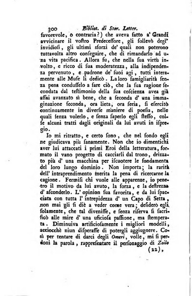 Biblioteca antica e moderna di storia letteraria ossia giornale critico, ed istruttivo de'libri, che a letteraria storia appartengono, secondo l'ordine delle materie accuratamente disposti