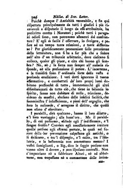 Biblioteca antica e moderna di storia letteraria ossia giornale critico, ed istruttivo de'libri, che a letteraria storia appartengono, secondo l'ordine delle materie accuratamente disposti