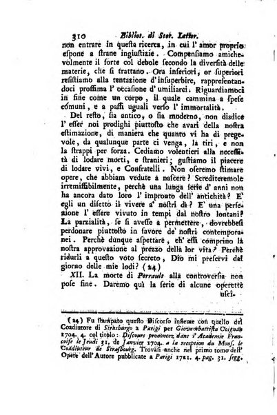 Biblioteca antica e moderna di storia letteraria ossia giornale critico, ed istruttivo de'libri, che a letteraria storia appartengono, secondo l'ordine delle materie accuratamente disposti