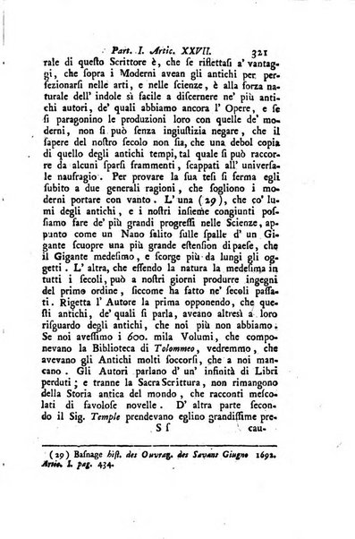 Biblioteca antica e moderna di storia letteraria ossia giornale critico, ed istruttivo de'libri, che a letteraria storia appartengono, secondo l'ordine delle materie accuratamente disposti