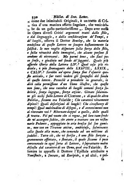 Biblioteca antica e moderna di storia letteraria ossia giornale critico, ed istruttivo de'libri, che a letteraria storia appartengono, secondo l'ordine delle materie accuratamente disposti