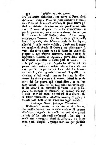 Biblioteca antica e moderna di storia letteraria ossia giornale critico, ed istruttivo de'libri, che a letteraria storia appartengono, secondo l'ordine delle materie accuratamente disposti