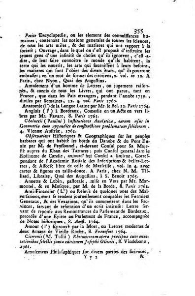 Biblioteca antica e moderna di storia letteraria ossia giornale critico, ed istruttivo de'libri, che a letteraria storia appartengono, secondo l'ordine delle materie accuratamente disposti