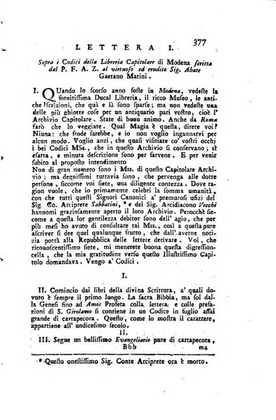 Biblioteca antica e moderna di storia letteraria ossia giornale critico, ed istruttivo de'libri, che a letteraria storia appartengono, secondo l'ordine delle materie accuratamente disposti