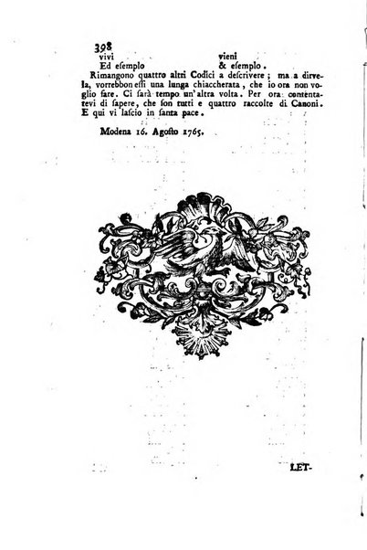 Biblioteca antica e moderna di storia letteraria ossia giornale critico, ed istruttivo de'libri, che a letteraria storia appartengono, secondo l'ordine delle materie accuratamente disposti