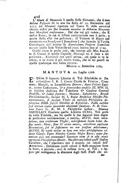 Biblioteca antica e moderna di storia letteraria ossia giornale critico, ed istruttivo de'libri, che a letteraria storia appartengono, secondo l'ordine delle materie accuratamente disposti