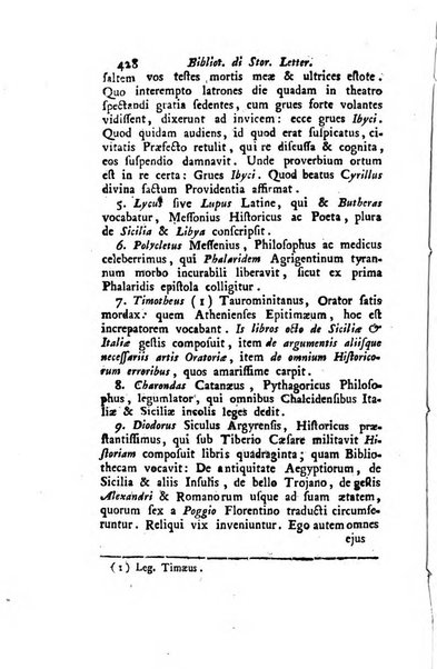 Biblioteca antica e moderna di storia letteraria ossia giornale critico, ed istruttivo de'libri, che a letteraria storia appartengono, secondo l'ordine delle materie accuratamente disposti