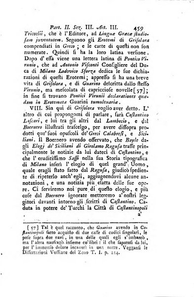 Biblioteca antica e moderna di storia letteraria ossia giornale critico, ed istruttivo de'libri, che a letteraria storia appartengono, secondo l'ordine delle materie accuratamente disposti