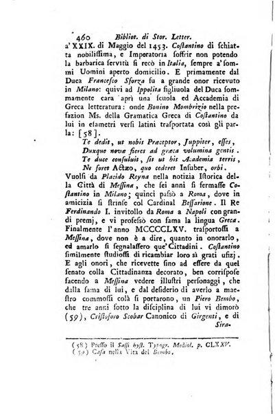 Biblioteca antica e moderna di storia letteraria ossia giornale critico, ed istruttivo de'libri, che a letteraria storia appartengono, secondo l'ordine delle materie accuratamente disposti