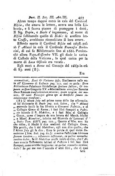 Biblioteca antica e moderna di storia letteraria ossia giornale critico, ed istruttivo de'libri, che a letteraria storia appartengono, secondo l'ordine delle materie accuratamente disposti