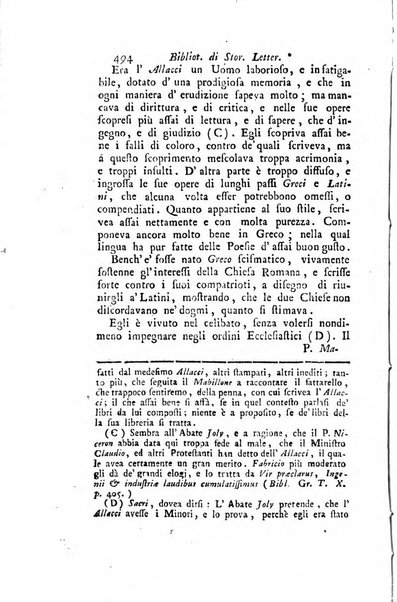 Biblioteca antica e moderna di storia letteraria ossia giornale critico, ed istruttivo de'libri, che a letteraria storia appartengono, secondo l'ordine delle materie accuratamente disposti