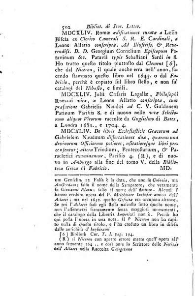 Biblioteca antica e moderna di storia letteraria ossia giornale critico, ed istruttivo de'libri, che a letteraria storia appartengono, secondo l'ordine delle materie accuratamente disposti