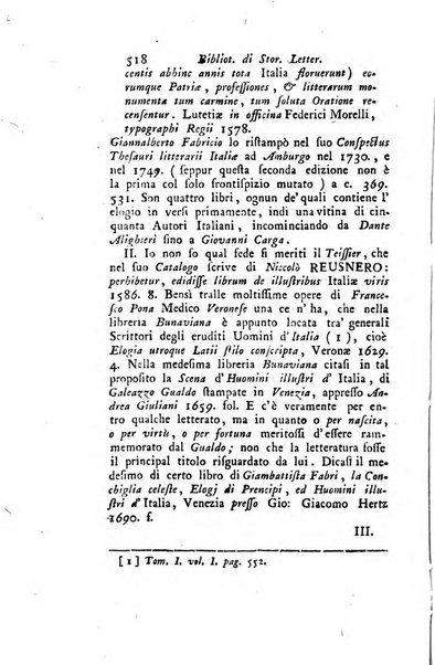 Biblioteca antica e moderna di storia letteraria ossia giornale critico, ed istruttivo de'libri, che a letteraria storia appartengono, secondo l'ordine delle materie accuratamente disposti