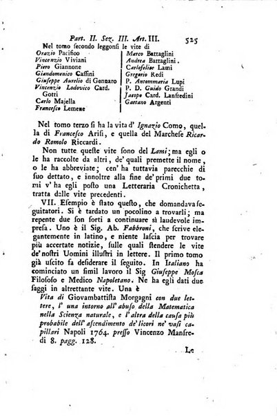 Biblioteca antica e moderna di storia letteraria ossia giornale critico, ed istruttivo de'libri, che a letteraria storia appartengono, secondo l'ordine delle materie accuratamente disposti