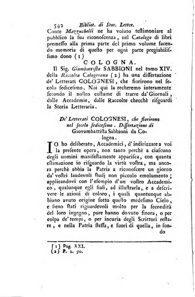 Biblioteca antica e moderna di storia letteraria ossia giornale critico, ed istruttivo de'libri, che a letteraria storia appartengono, secondo l'ordine delle materie accuratamente disposti