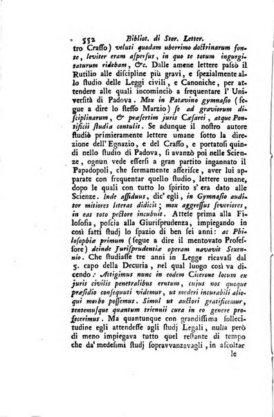 Biblioteca antica e moderna di storia letteraria ossia giornale critico, ed istruttivo de'libri, che a letteraria storia appartengono, secondo l'ordine delle materie accuratamente disposti