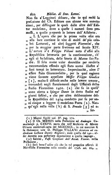 Biblioteca antica e moderna di storia letteraria ossia giornale critico, ed istruttivo de'libri, che a letteraria storia appartengono, secondo l'ordine delle materie accuratamente disposti