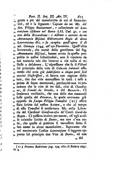 Biblioteca antica e moderna di storia letteraria ossia giornale critico, ed istruttivo de'libri, che a letteraria storia appartengono, secondo l'ordine delle materie accuratamente disposti