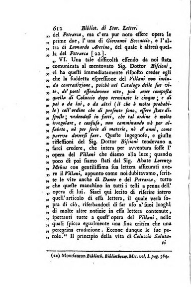 Biblioteca antica e moderna di storia letteraria ossia giornale critico, ed istruttivo de'libri, che a letteraria storia appartengono, secondo l'ordine delle materie accuratamente disposti