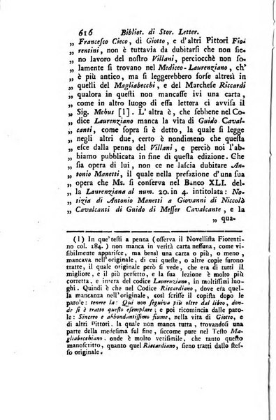 Biblioteca antica e moderna di storia letteraria ossia giornale critico, ed istruttivo de'libri, che a letteraria storia appartengono, secondo l'ordine delle materie accuratamente disposti