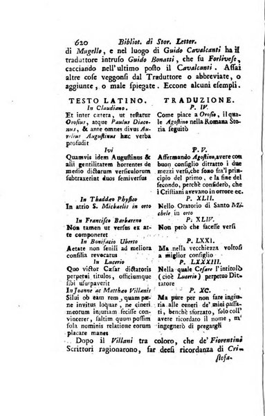 Biblioteca antica e moderna di storia letteraria ossia giornale critico, ed istruttivo de'libri, che a letteraria storia appartengono, secondo l'ordine delle materie accuratamente disposti