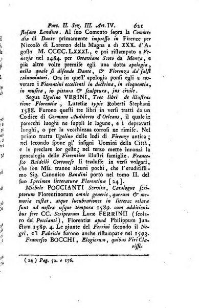 Biblioteca antica e moderna di storia letteraria ossia giornale critico, ed istruttivo de'libri, che a letteraria storia appartengono, secondo l'ordine delle materie accuratamente disposti