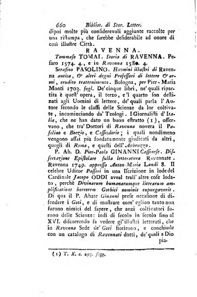 Biblioteca antica e moderna di storia letteraria ossia giornale critico, ed istruttivo de'libri, che a letteraria storia appartengono, secondo l'ordine delle materie accuratamente disposti