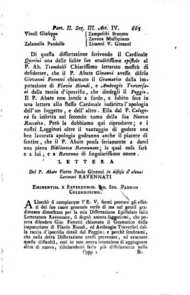 Biblioteca antica e moderna di storia letteraria ossia giornale critico, ed istruttivo de'libri, che a letteraria storia appartengono, secondo l'ordine delle materie accuratamente disposti