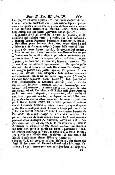 Biblioteca antica e moderna di storia letteraria ossia giornale critico, ed istruttivo de'libri, che a letteraria storia appartengono, secondo l'ordine delle materie accuratamente disposti