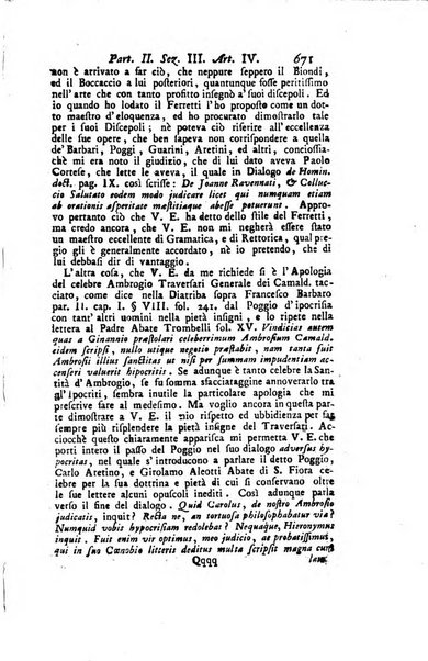 Biblioteca antica e moderna di storia letteraria ossia giornale critico, ed istruttivo de'libri, che a letteraria storia appartengono, secondo l'ordine delle materie accuratamente disposti