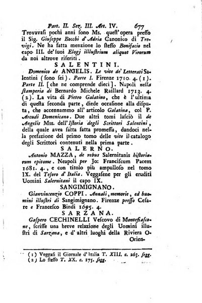 Biblioteca antica e moderna di storia letteraria ossia giornale critico, ed istruttivo de'libri, che a letteraria storia appartengono, secondo l'ordine delle materie accuratamente disposti