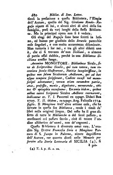 Biblioteca antica e moderna di storia letteraria ossia giornale critico, ed istruttivo de'libri, che a letteraria storia appartengono, secondo l'ordine delle materie accuratamente disposti