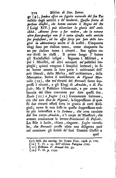 Biblioteca antica e moderna di storia letteraria ossia giornale critico, ed istruttivo de'libri, che a letteraria storia appartengono, secondo l'ordine delle materie accuratamente disposti