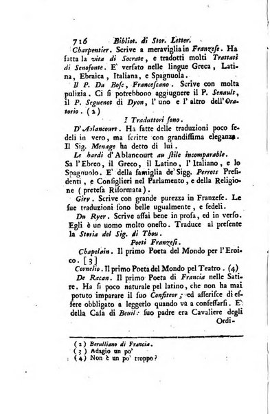 Biblioteca antica e moderna di storia letteraria ossia giornale critico, ed istruttivo de'libri, che a letteraria storia appartengono, secondo l'ordine delle materie accuratamente disposti