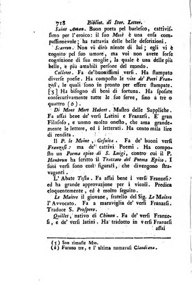 Biblioteca antica e moderna di storia letteraria ossia giornale critico, ed istruttivo de'libri, che a letteraria storia appartengono, secondo l'ordine delle materie accuratamente disposti