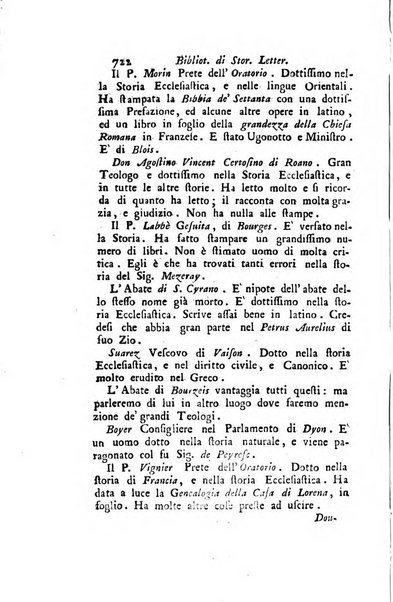 Biblioteca antica e moderna di storia letteraria ossia giornale critico, ed istruttivo de'libri, che a letteraria storia appartengono, secondo l'ordine delle materie accuratamente disposti