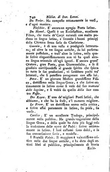 Biblioteca antica e moderna di storia letteraria ossia giornale critico, ed istruttivo de'libri, che a letteraria storia appartengono, secondo l'ordine delle materie accuratamente disposti