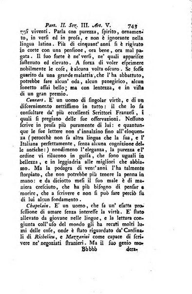 Biblioteca antica e moderna di storia letteraria ossia giornale critico, ed istruttivo de'libri, che a letteraria storia appartengono, secondo l'ordine delle materie accuratamente disposti