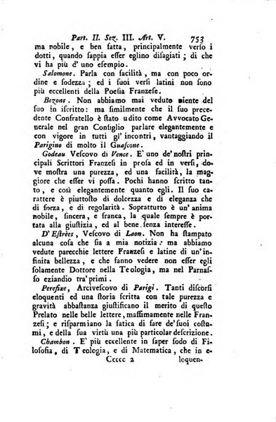 Biblioteca antica e moderna di storia letteraria ossia giornale critico, ed istruttivo de'libri, che a letteraria storia appartengono, secondo l'ordine delle materie accuratamente disposti