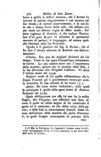 Biblioteca antica e moderna di storia letteraria ossia giornale critico, ed istruttivo de'libri, che a letteraria storia appartengono, secondo l'ordine delle materie accuratamente disposti