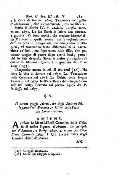 Biblioteca antica e moderna di storia letteraria ossia giornale critico, ed istruttivo de'libri, che a letteraria storia appartengono, secondo l'ordine delle materie accuratamente disposti