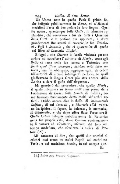 Biblioteca antica e moderna di storia letteraria ossia giornale critico, ed istruttivo de'libri, che a letteraria storia appartengono, secondo l'ordine delle materie accuratamente disposti