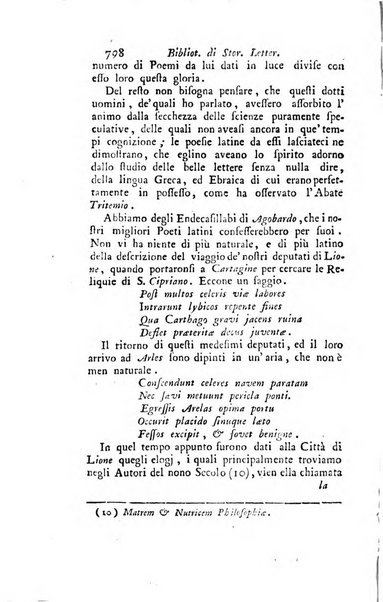 Biblioteca antica e moderna di storia letteraria ossia giornale critico, ed istruttivo de'libri, che a letteraria storia appartengono, secondo l'ordine delle materie accuratamente disposti