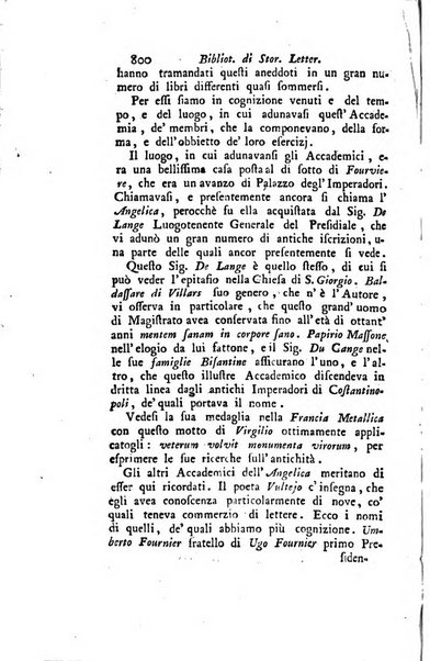 Biblioteca antica e moderna di storia letteraria ossia giornale critico, ed istruttivo de'libri, che a letteraria storia appartengono, secondo l'ordine delle materie accuratamente disposti