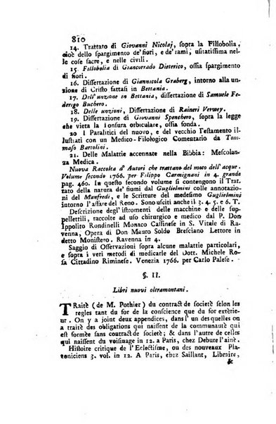 Biblioteca antica e moderna di storia letteraria ossia giornale critico, ed istruttivo de'libri, che a letteraria storia appartengono, secondo l'ordine delle materie accuratamente disposti