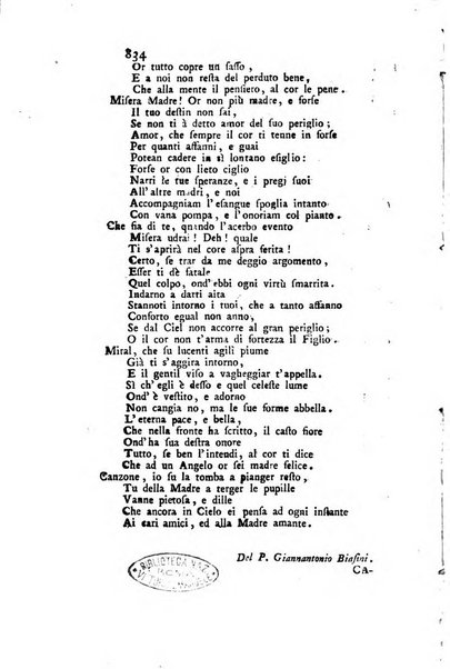 Biblioteca antica e moderna di storia letteraria ossia giornale critico, ed istruttivo de'libri, che a letteraria storia appartengono, secondo l'ordine delle materie accuratamente disposti