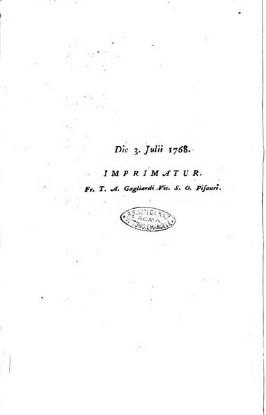 Biblioteca antica e moderna di storia letteraria ossia giornale critico, ed istruttivo de'libri, che a letteraria storia appartengono, secondo l'ordine delle materie accuratamente disposti