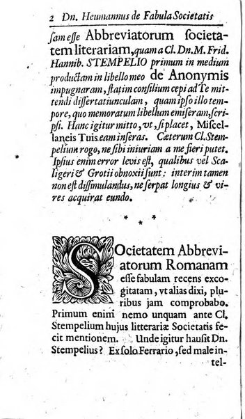 Miscellanea lipsiensia, ad incrementum rei litterariae edita, cum praefatione domini D. Jo. Francisci Buddei theologi, philisophi, et polyhistoris in Academia Ienensi celeberrimi