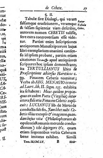 Miscellanea lipsiensia, ad incrementum rei litterariae edita, cum praefatione domini D. Jo. Francisci Buddei theologi, philisophi, et polyhistoris in Academia Ienensi celeberrimi